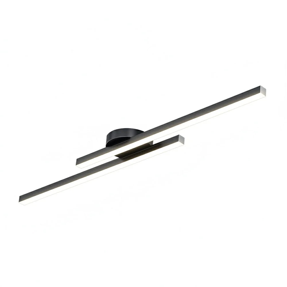 Ceiling Light Double Linear LED Semi-Flush Mount