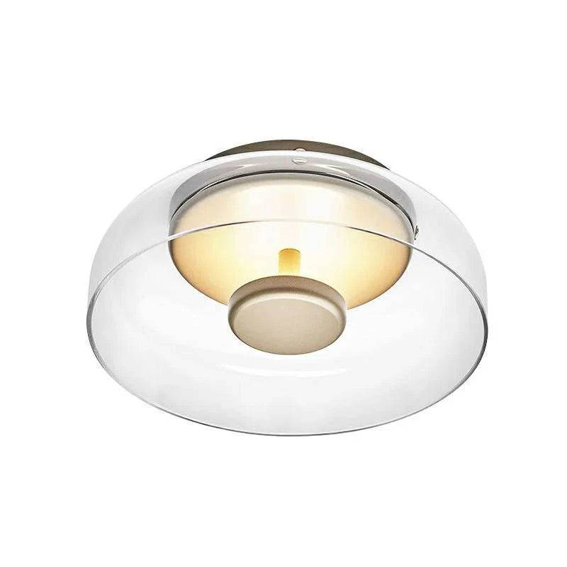 Ceiling Light Glass Integrated LED Warm White