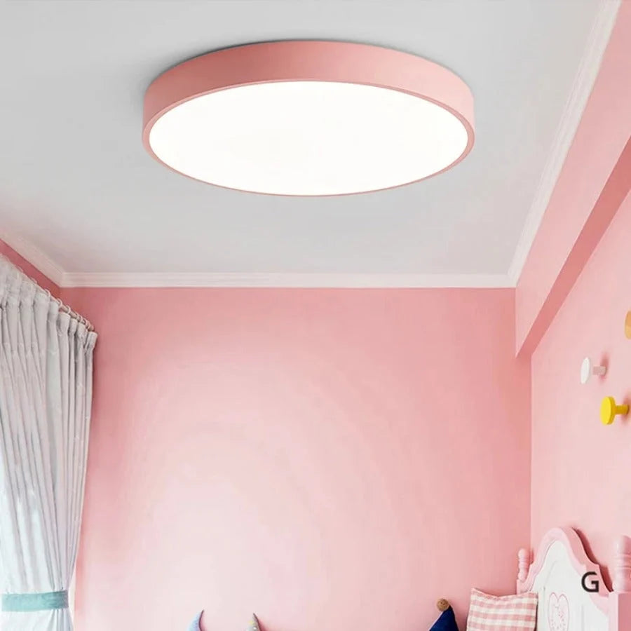 Ceiling Light Integrated LED Diffused Light Round Design