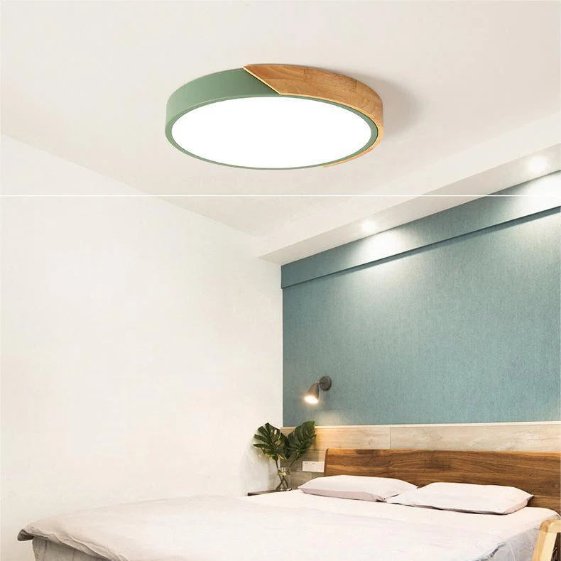 Ceiling Light Integrated LED Diffused Light Round Design