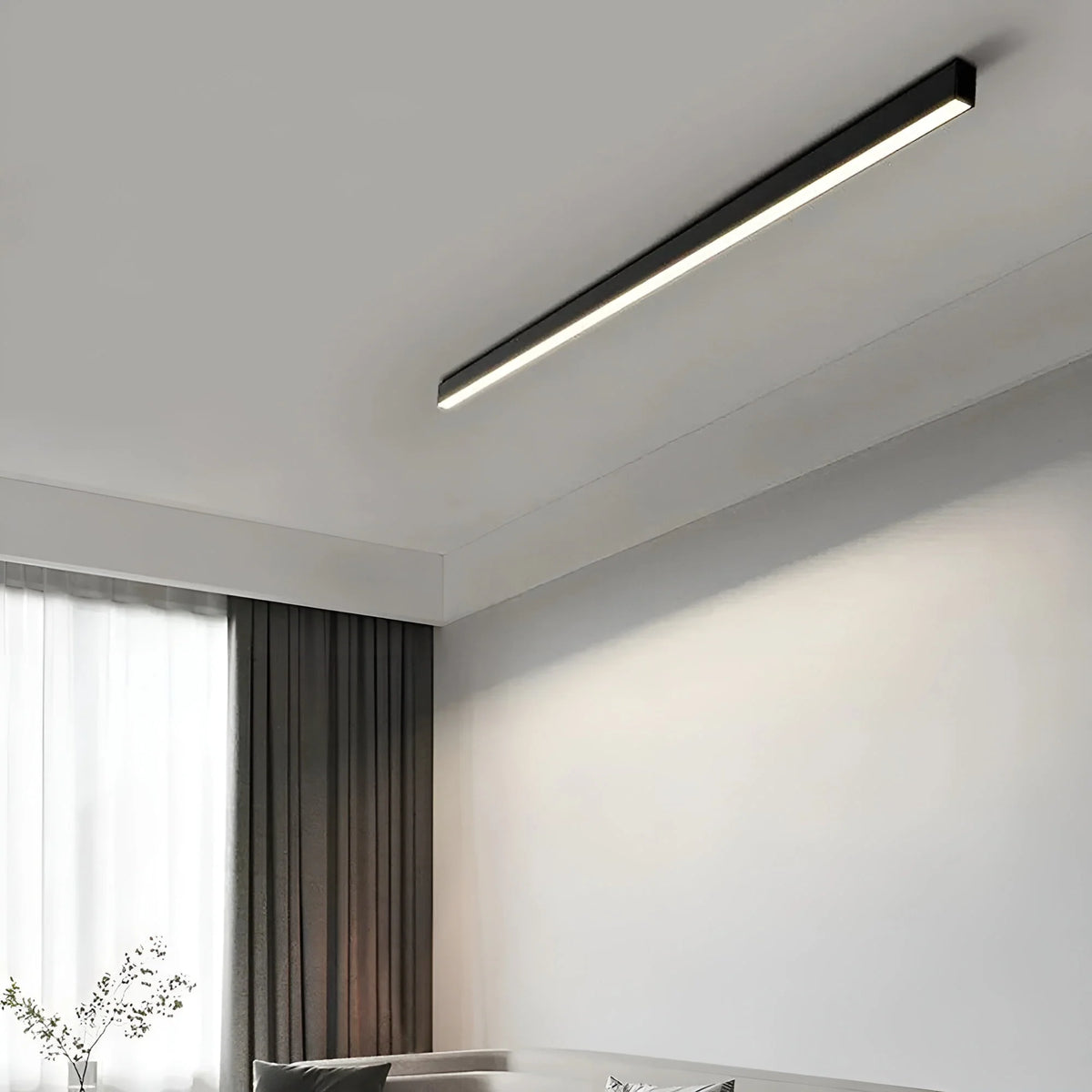 Ceiling Light Linear LED Dimmable Remote Control