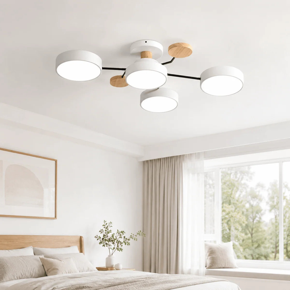 Ceiling Light Slim Round Three-Color Replaceable LED