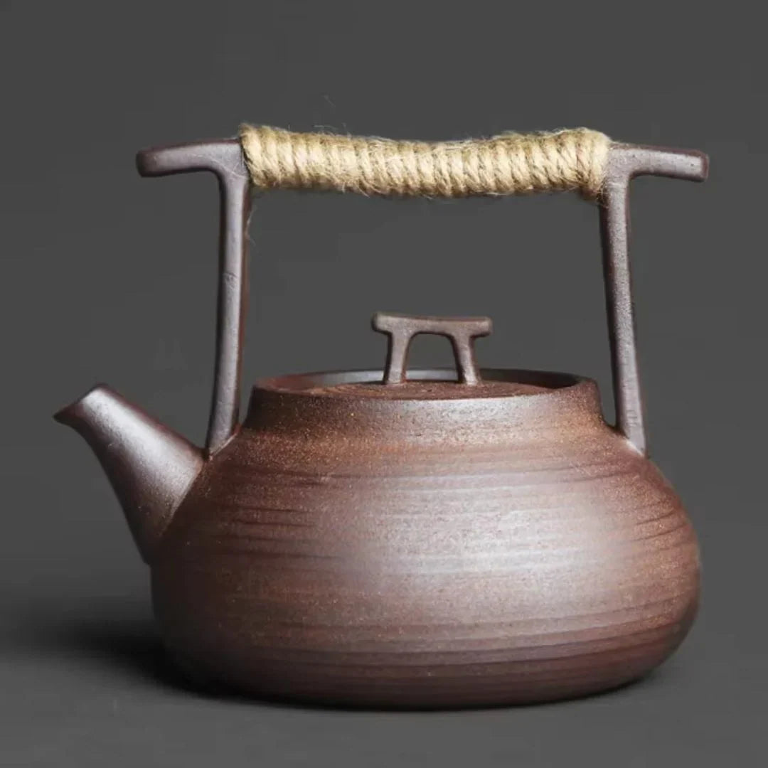 Ceramic Teapot Handcrafted 11.8 fl oz Capacity