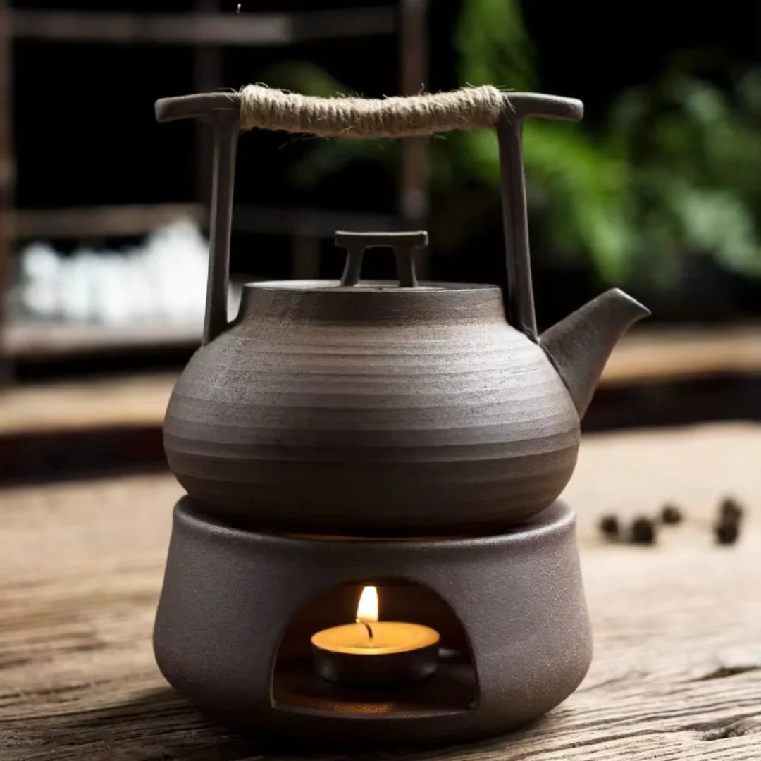 Ceramic Teapot Handcrafted 11.8 fl oz Capacity
