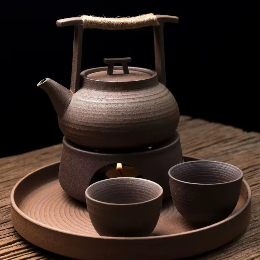 Ceramic Teapot Handcrafted 11.8 fl oz Capacity