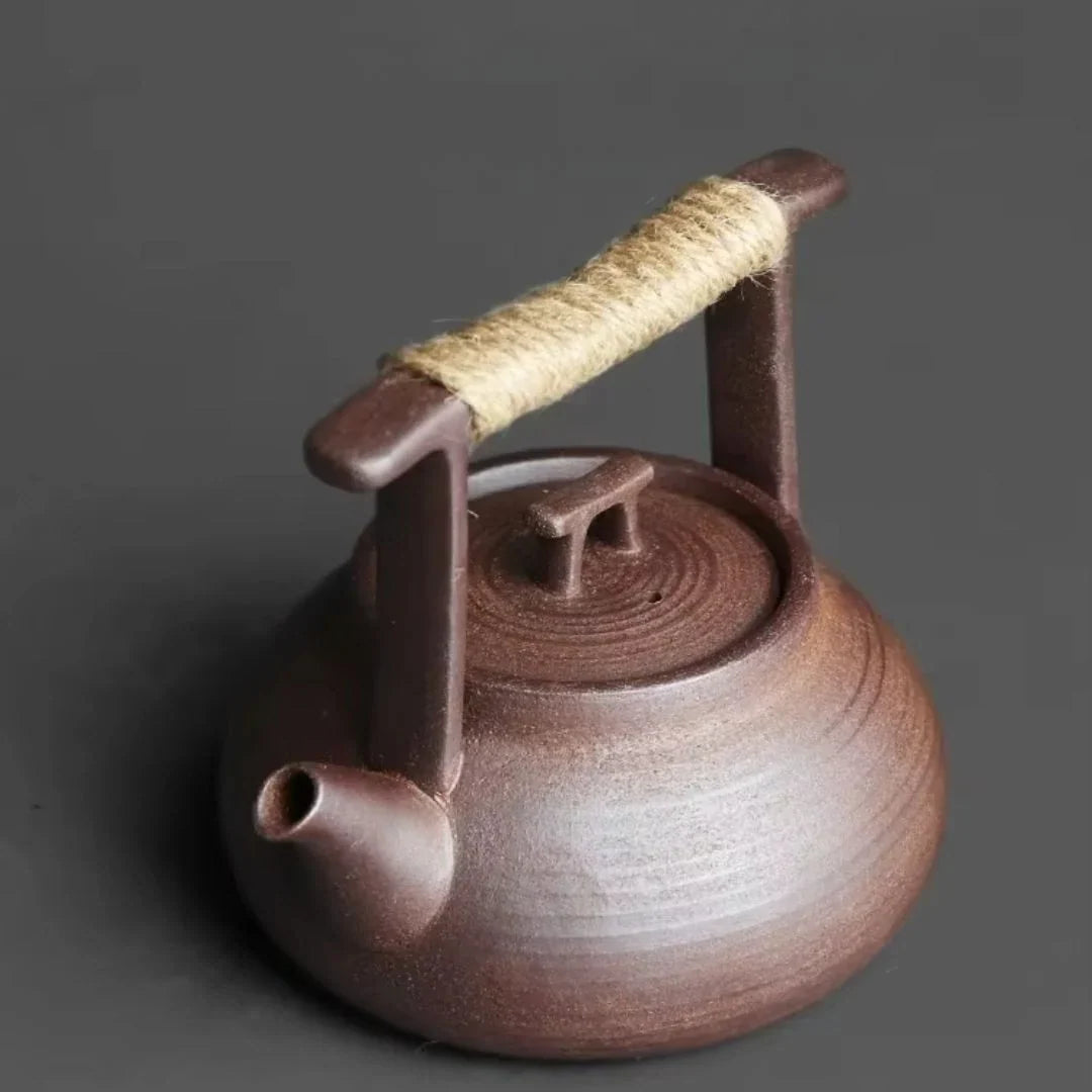 Ceramic Teapot Handcrafted 11.8 fl oz Capacity