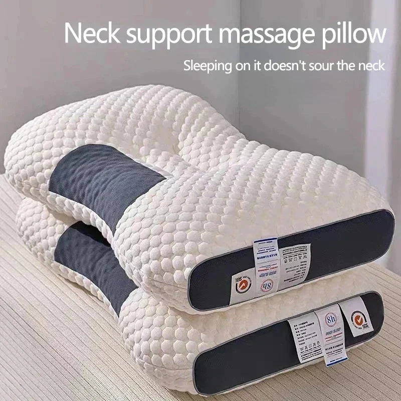 Cervical Pillow Ergonomic Contour Soybean Fiber Core