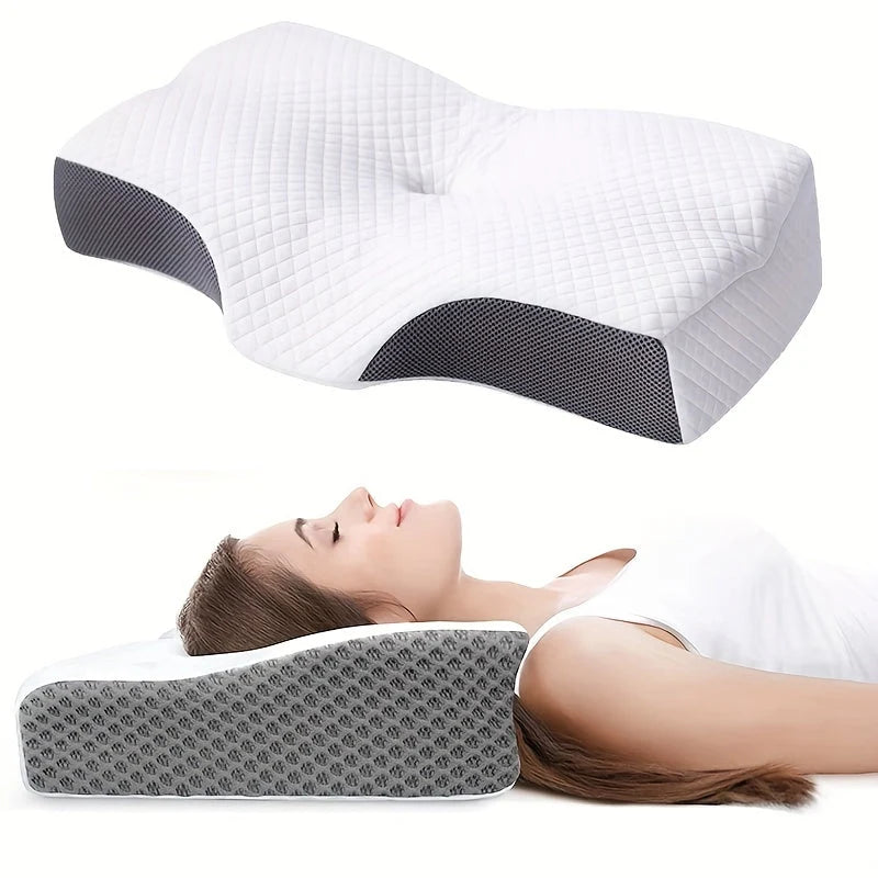 Cervical Pillow Memory Foam Cooling Adjustable Height