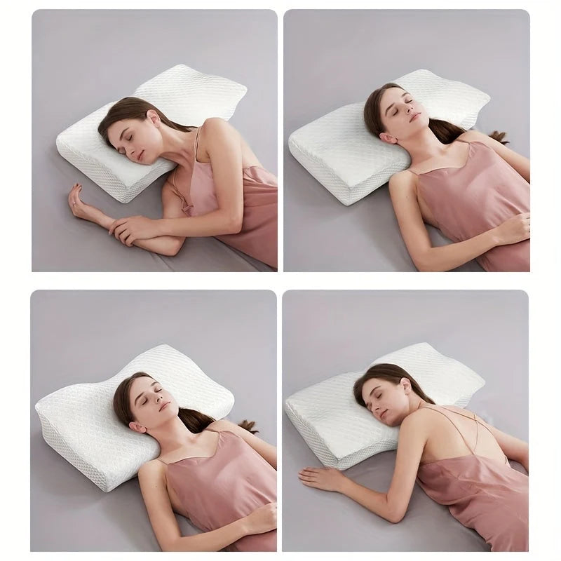 Cervical Pillow Memory Foam Cooling Adjustable Height