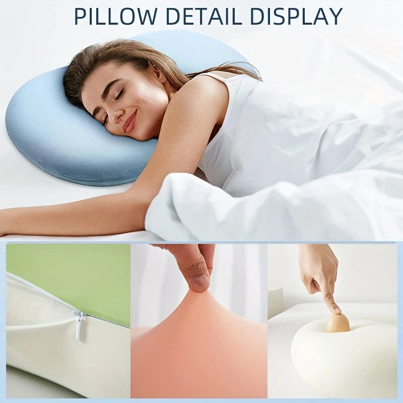 Cervical Support Pillow Memory Foam Breathable Removable Cover