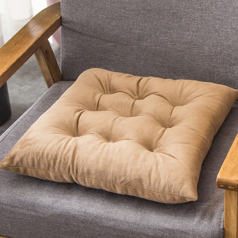 Chair Cushion Velvet Tie-On 16 x 16 Inch
