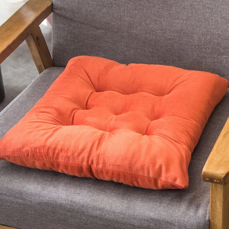 Chair Cushion Velvet Tie-On 16 x 16 Inch