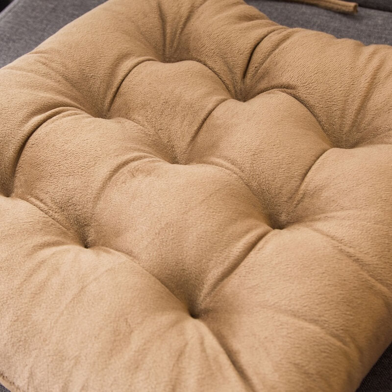 Chair Cushion Velvet Tie-On 16 x 16 Inch