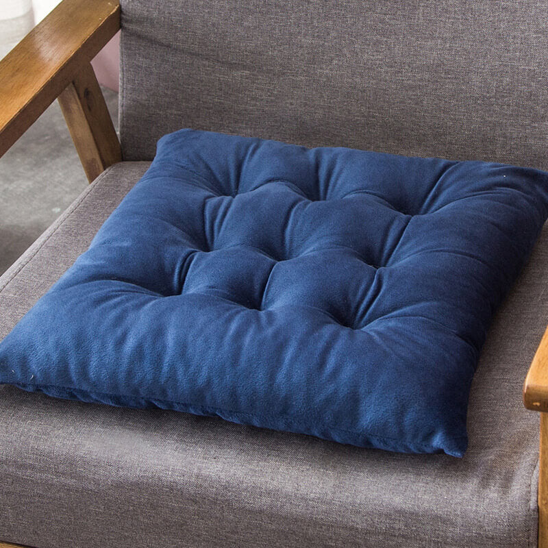 Chair Cushion Velvet Tie-On 16 x 16 Inch