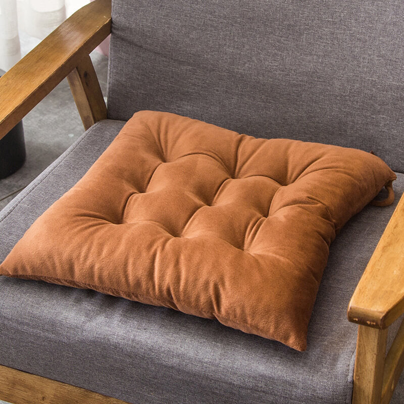 Chair Cushion Velvet Tie-On 16 x 16 Inch