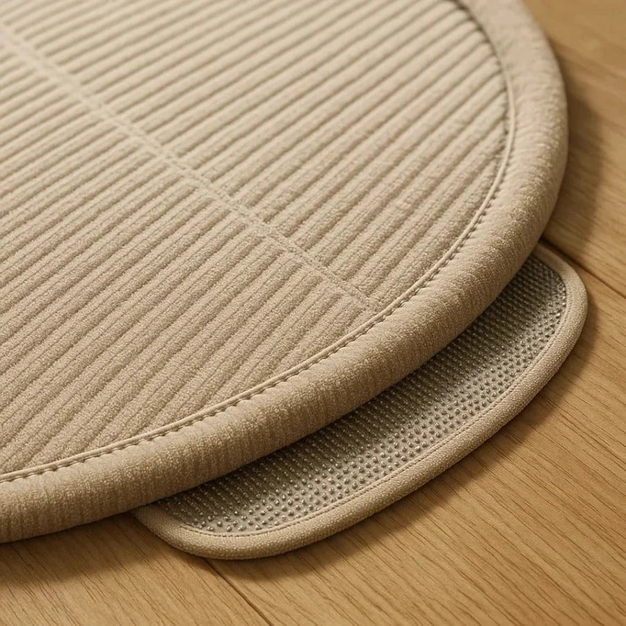 Chair Mat for Hardwood Floors Short-Pile Velour Non-Slip Backing