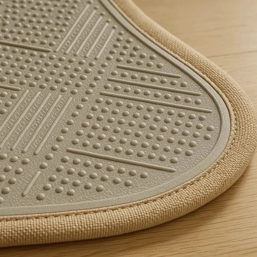 Chair Mat for Hardwood Floors Short-Pile Velour Non-Slip Backing