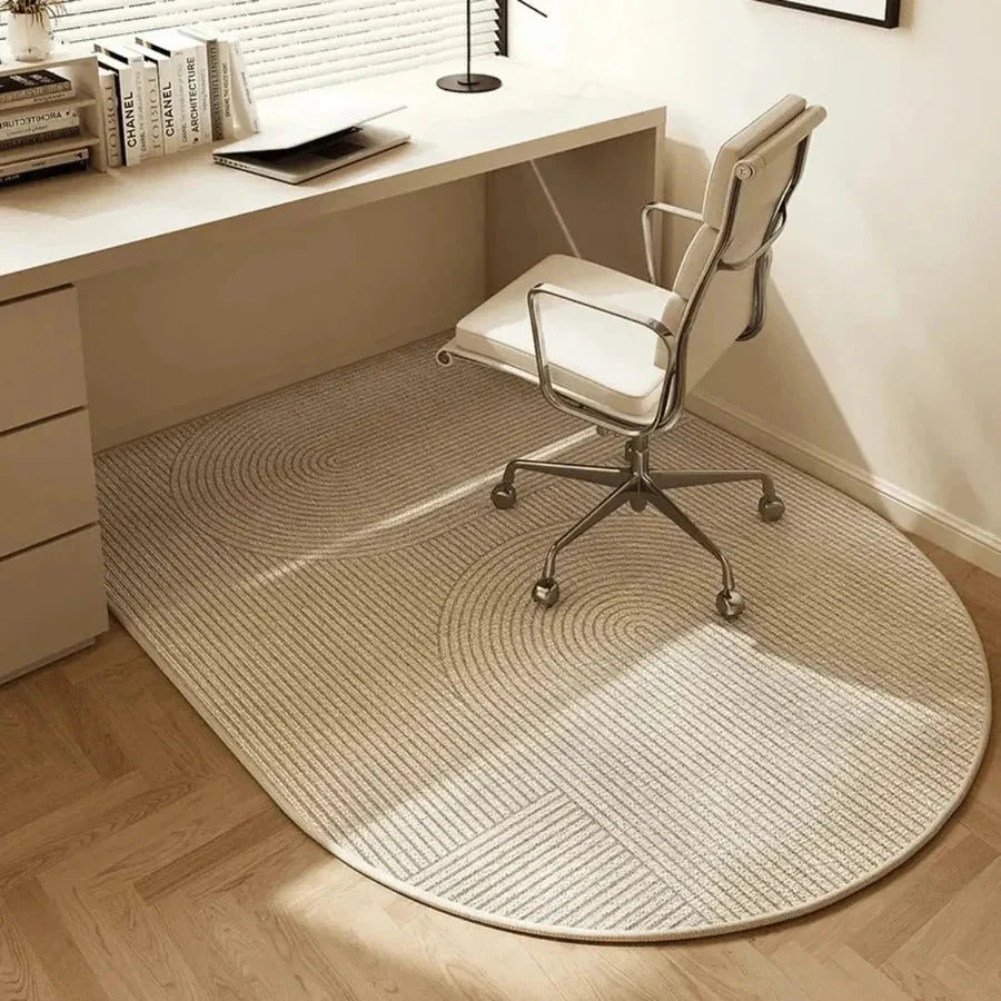 Chair Mat for Hardwood Floors Short-Pile Velour Non-Slip Backing