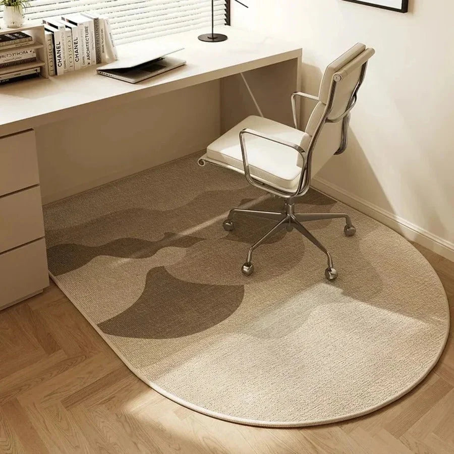 Chair Mat for Hardwood Floors Short-Pile Velour Non-Slip Backing