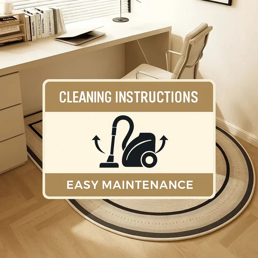 Chair Mat for Hardwood Floors Short-Pile Velour Non-Slip Backing