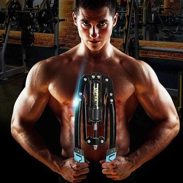 Chest Exerciser Hydraulic Resistance 20 Levels Foldable Design