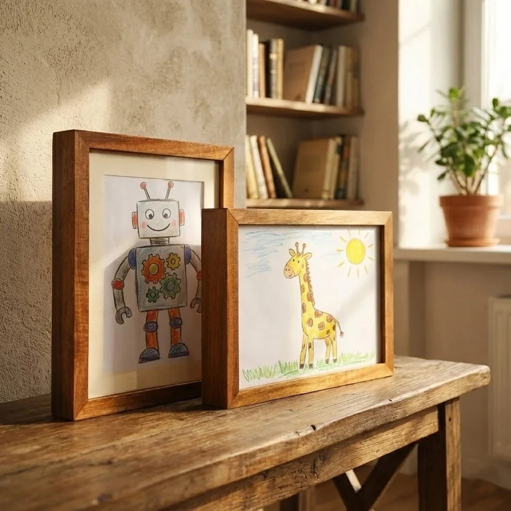 Children’s Art Frame Front-Opening Built-In Storage