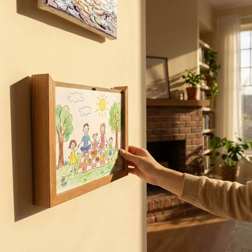 Children’s Art Frame Front-Opening Built-In Storage