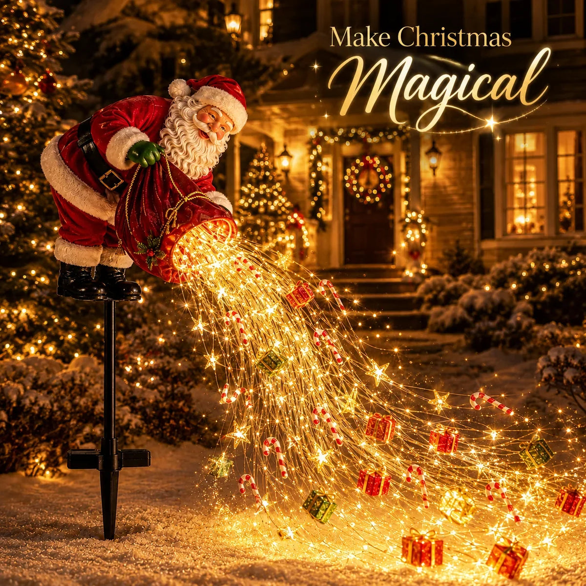Christmas Garden Light Stake Animated Flowing LED Outdoor
