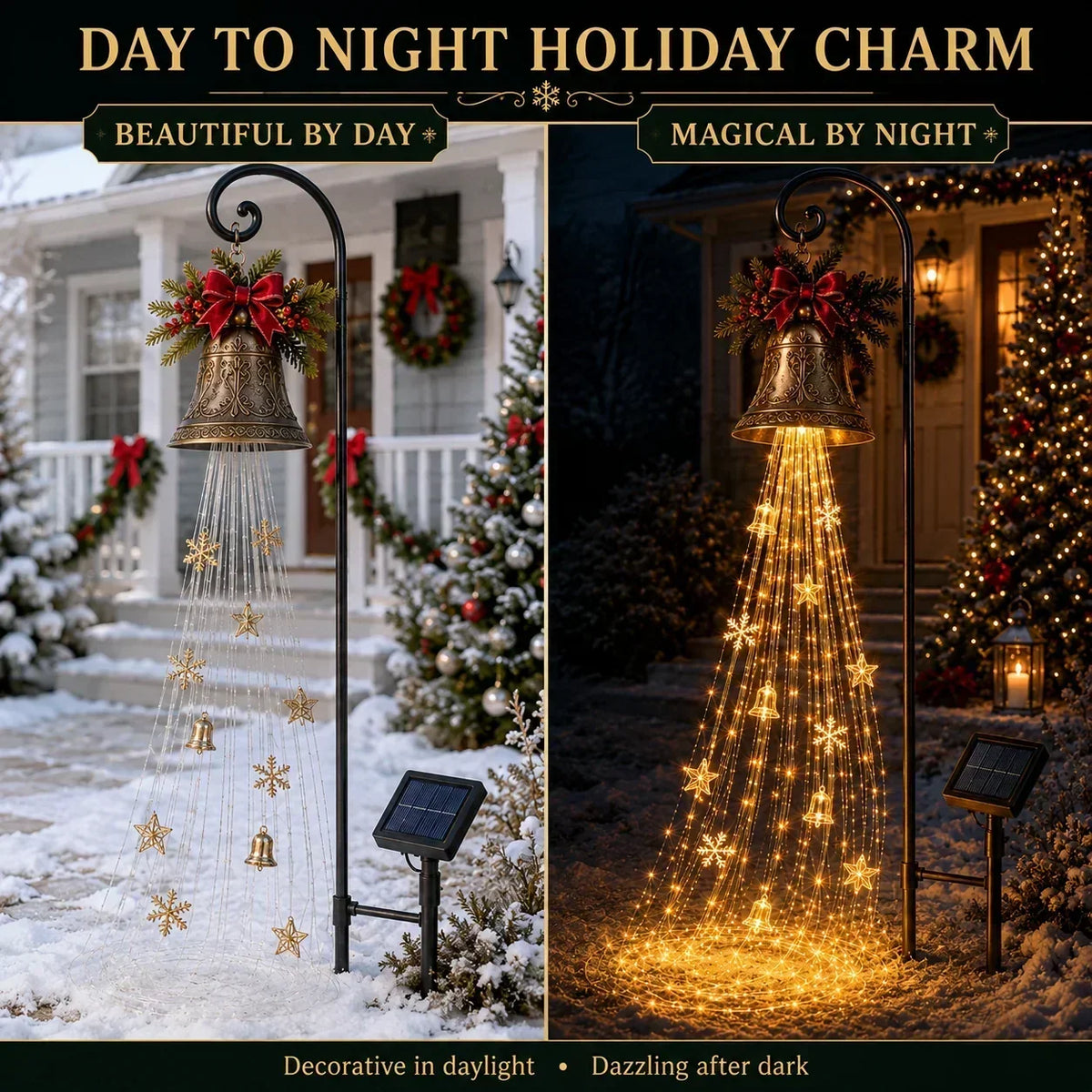 Christmas Garden Light Stake Animated Flowing LED Outdoor
