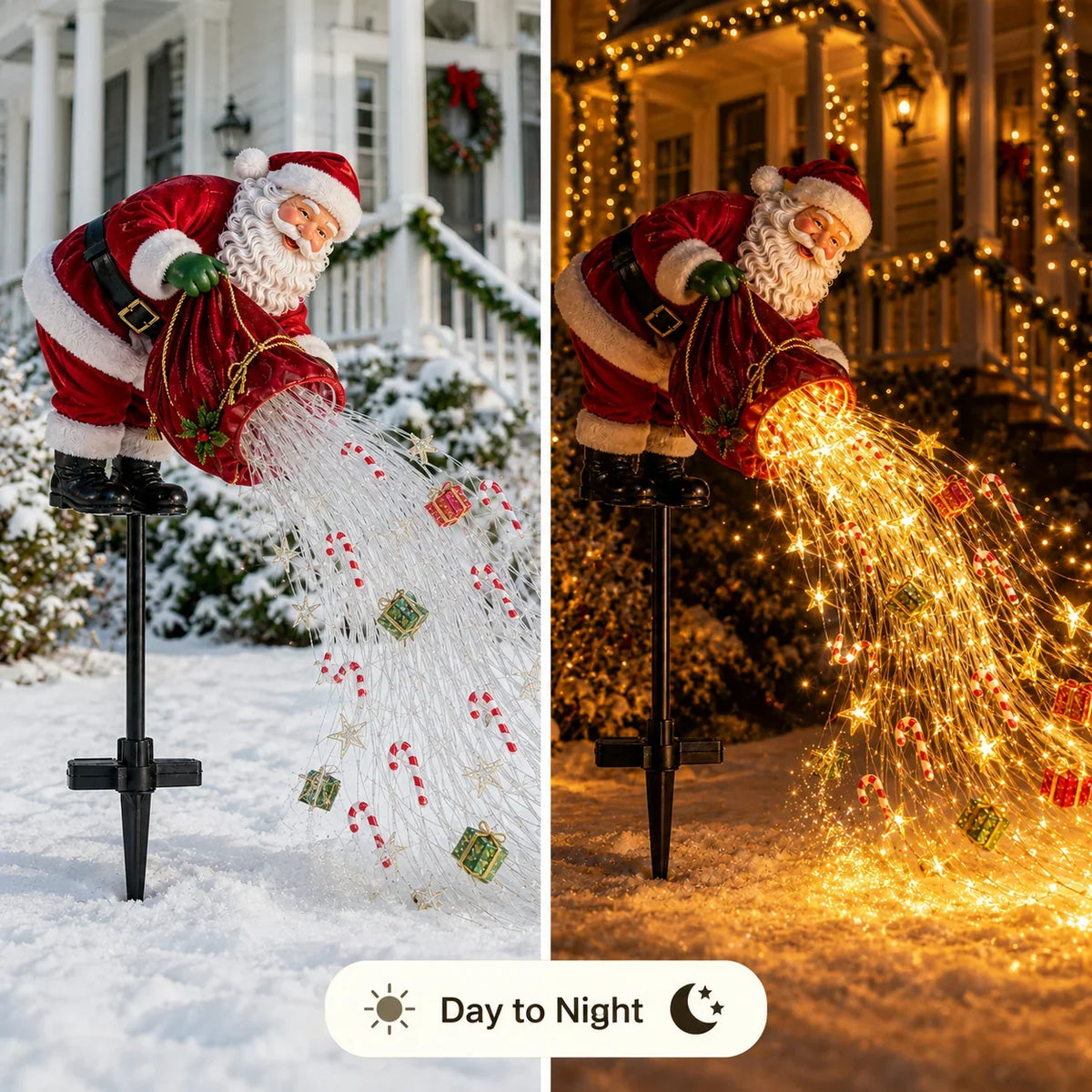 Christmas Garden Light Stake Animated Flowing LED Outdoor