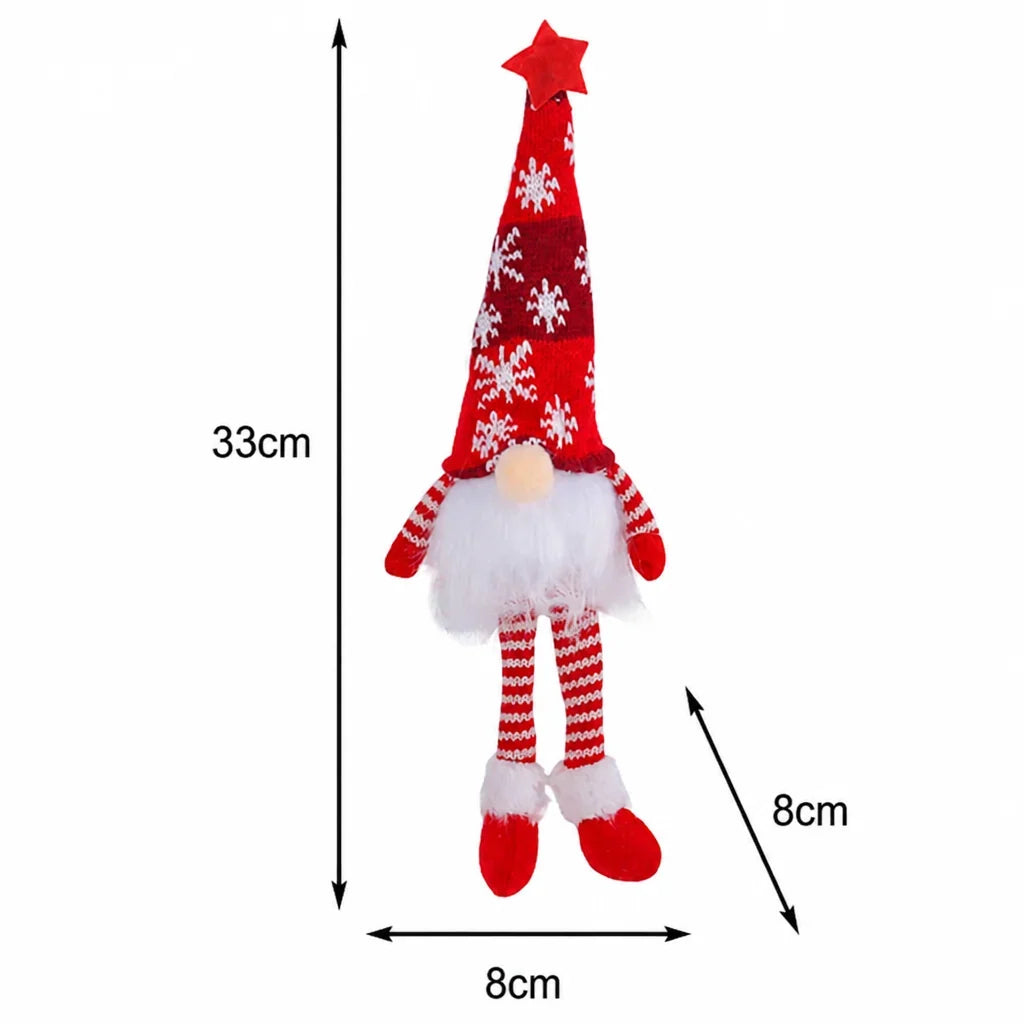 Christmas Gnome Decoration Integrated LED Lighting Festive Accent