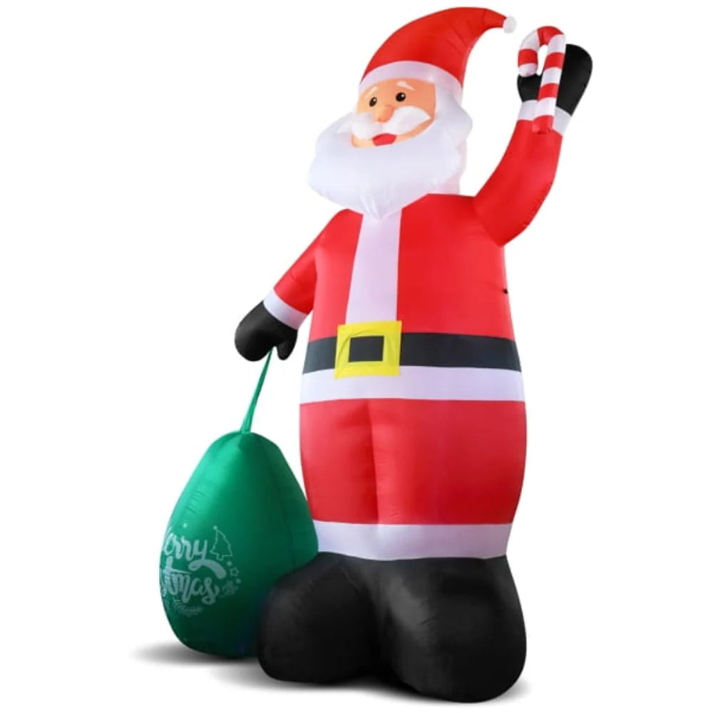 Christmas Inflatable Santa 14 Ft Tall Built-In LED Lights