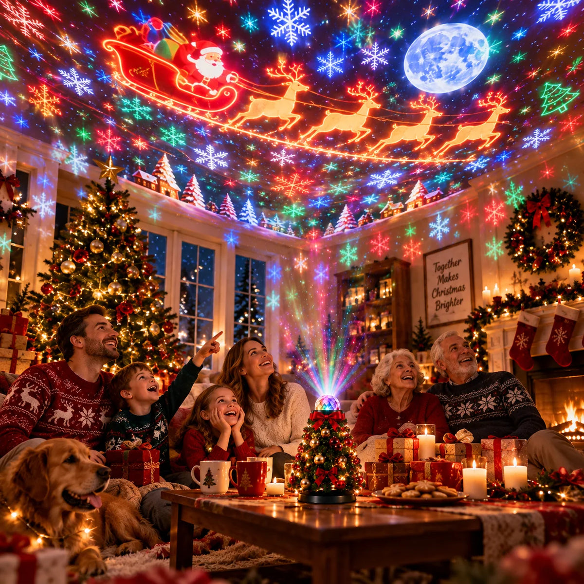 Christmas Projector 15+ Patterns Remote Control