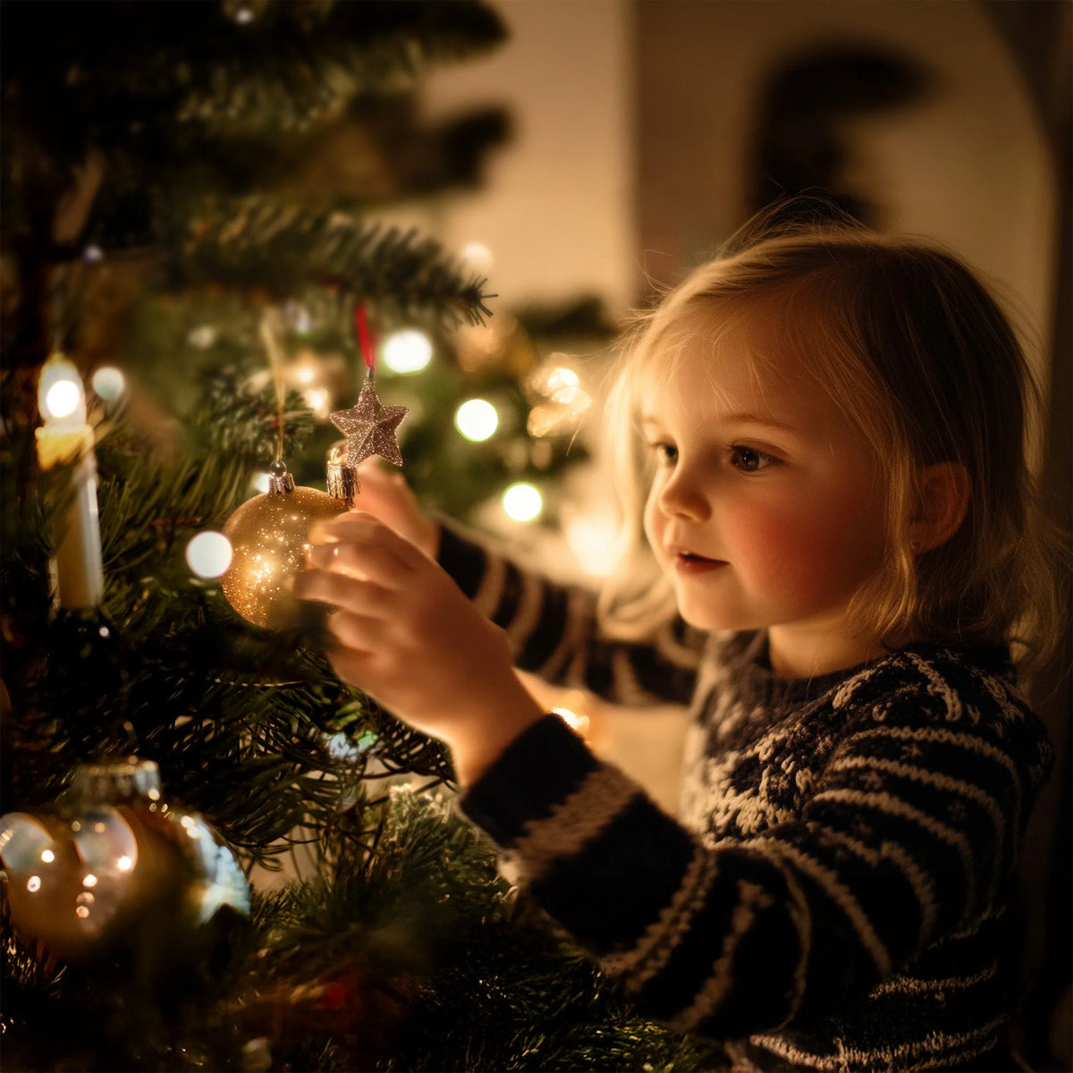 Christmas Tree Candle String Lights 20 LED Warm White