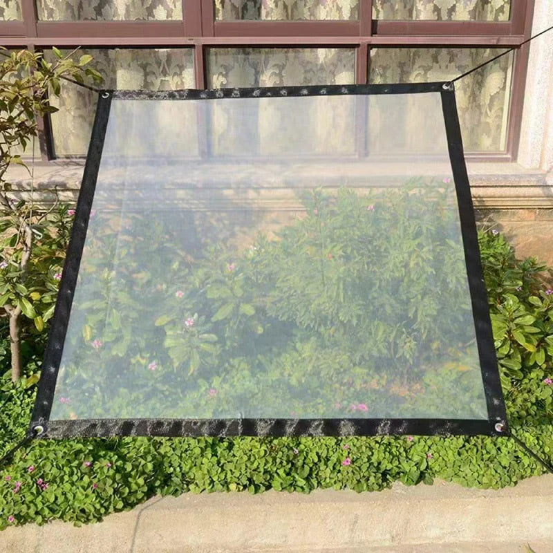 Clear Tarp Light-Transmitting Weather & Tear-Resistant
