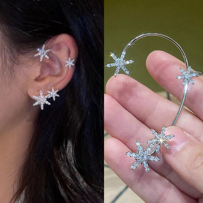 Clip-On Earrings Adjustable Tension Cubic Zirconia