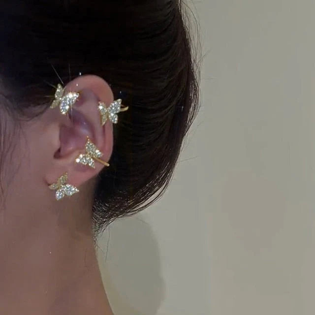 Clip-On Earrings Adjustable Tension Cubic Zirconia