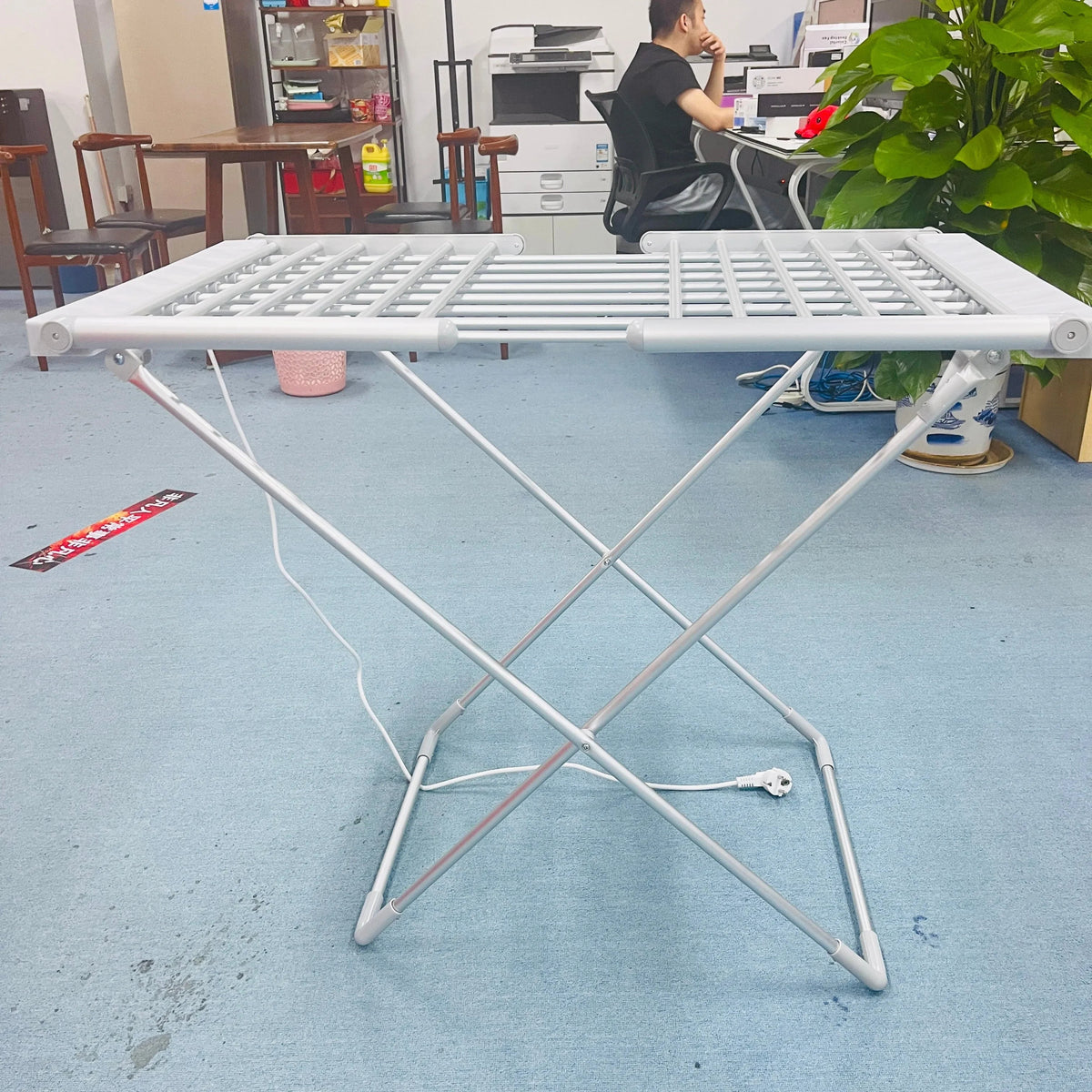 Clothes Drying Rack Heated Aluminum Foldable
