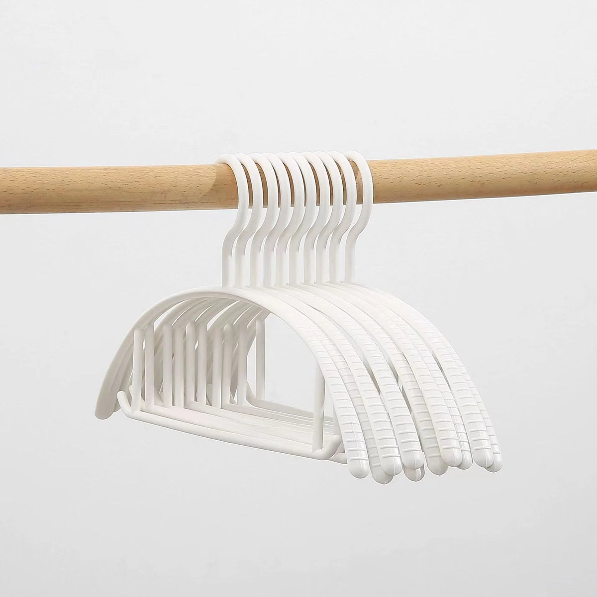 Clothes Hanger Non-Slip Space-Saving Plastic