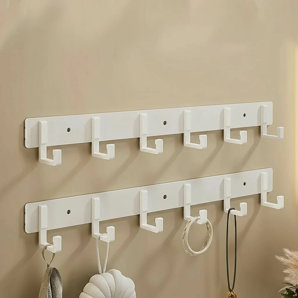 Coat Rack Metal Wall-Mounted Space-Saving