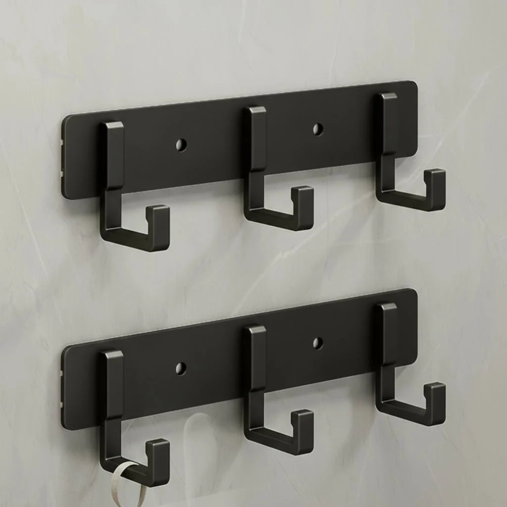 Coat Rack Metal Wall-Mounted Space-Saving