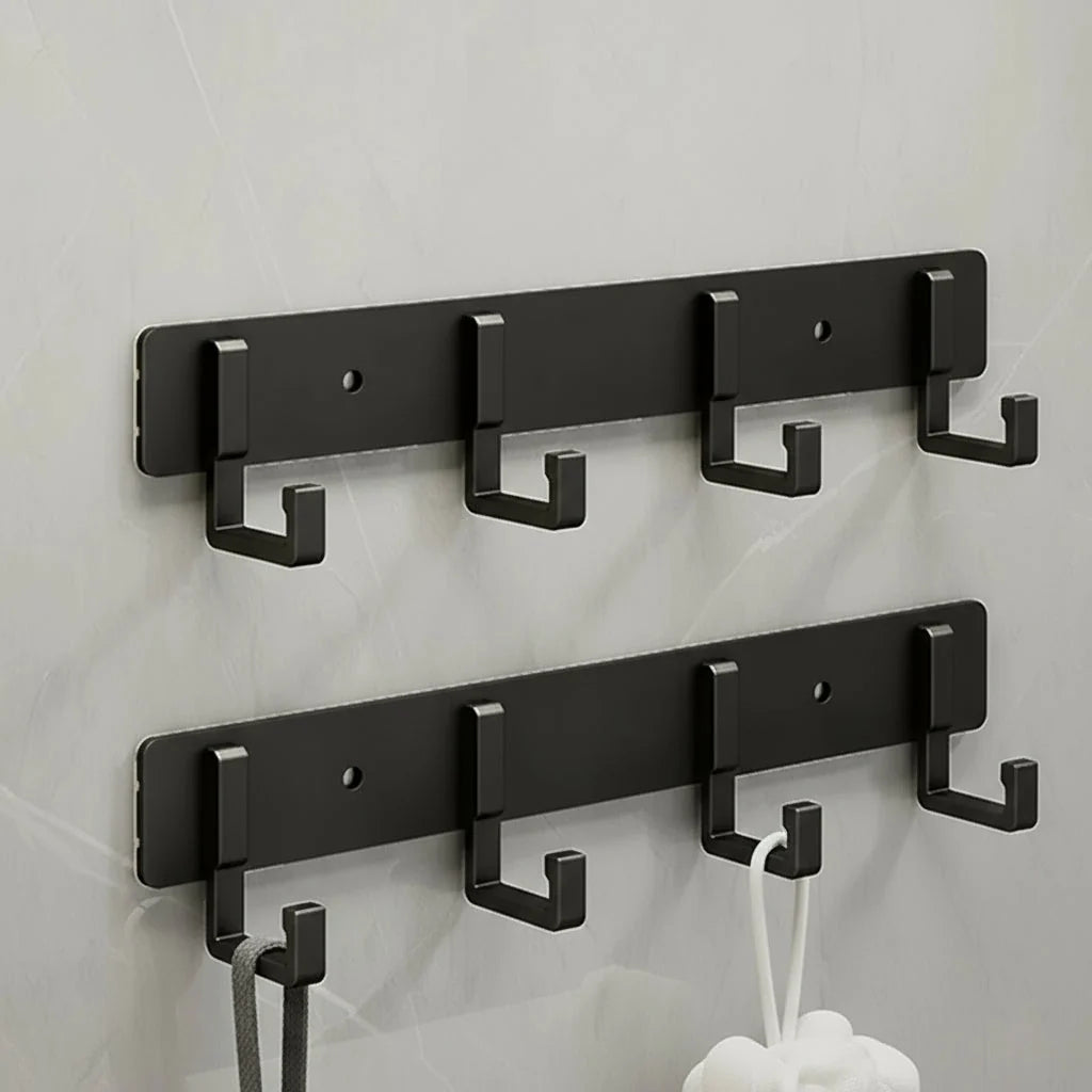 Coat Rack Metal Wall-Mounted Space-Saving