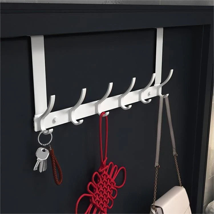 Coat Rack Over-the-Door No-Drill 5–7 Hooks