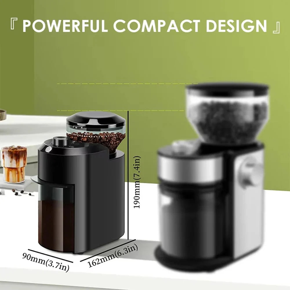 Coffee Grinder Adjustable Burr 28 Grind Settings