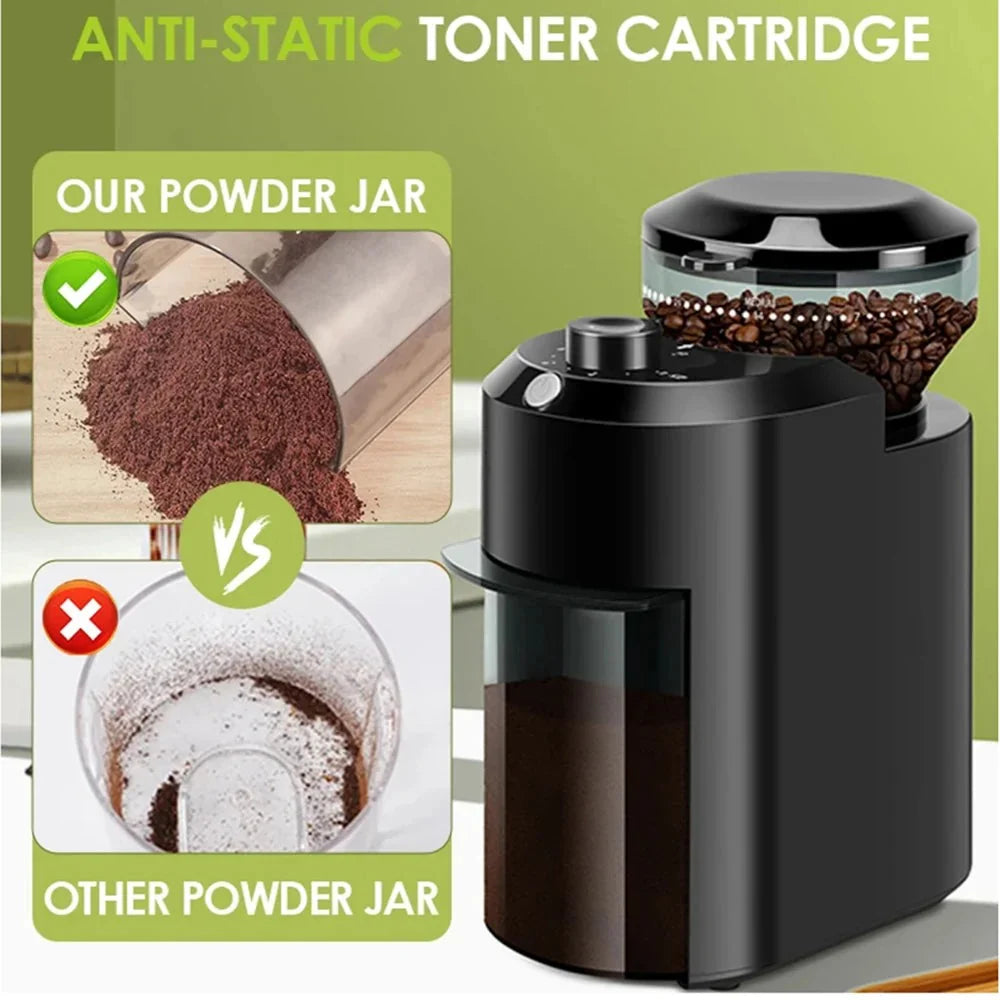 Coffee Grinder Adjustable Burr 28 Grind Settings