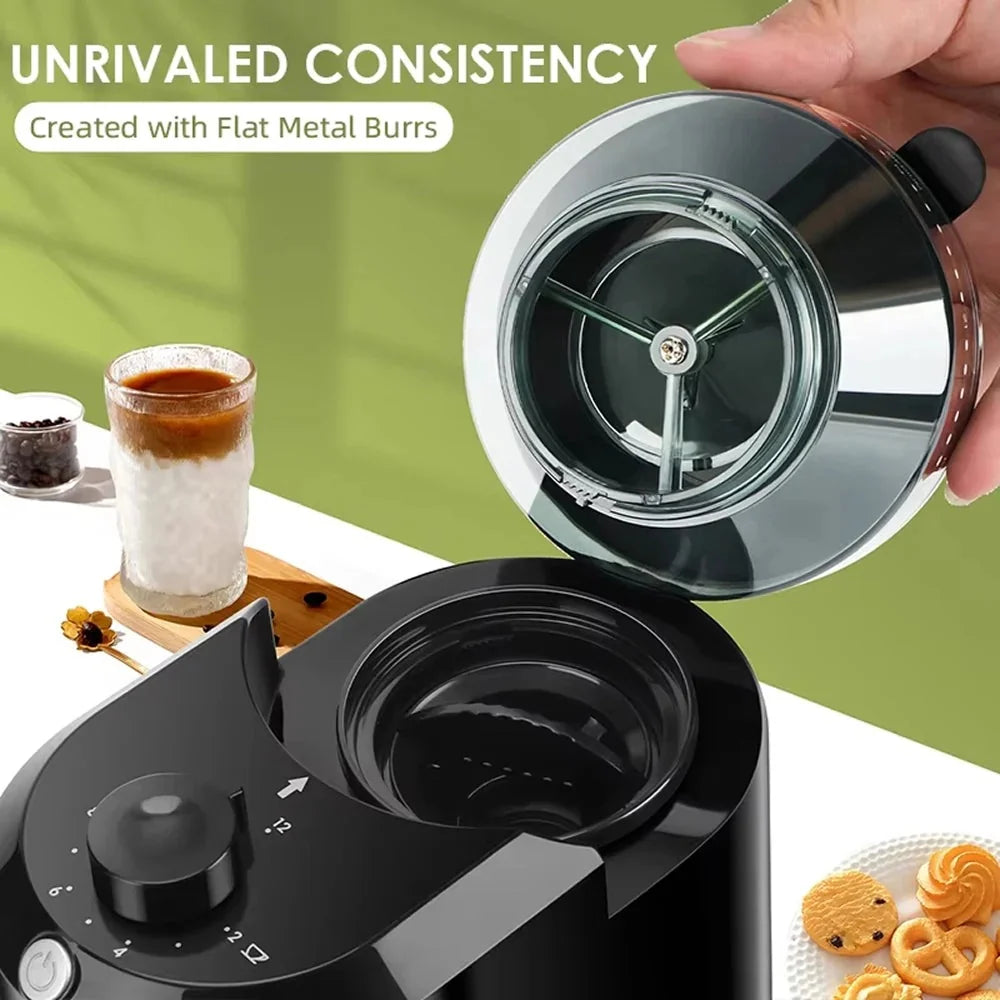 Coffee Grinder Adjustable Burr 28 Grind Settings