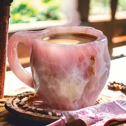 Coffee Mug Mineral Crystal Insulating Microwave & Dishwasher Safe