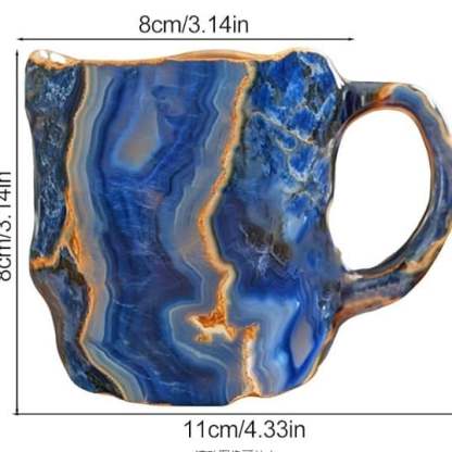 Coffee Mug Mineral Crystal Insulating Microwave & Dishwasher Safe