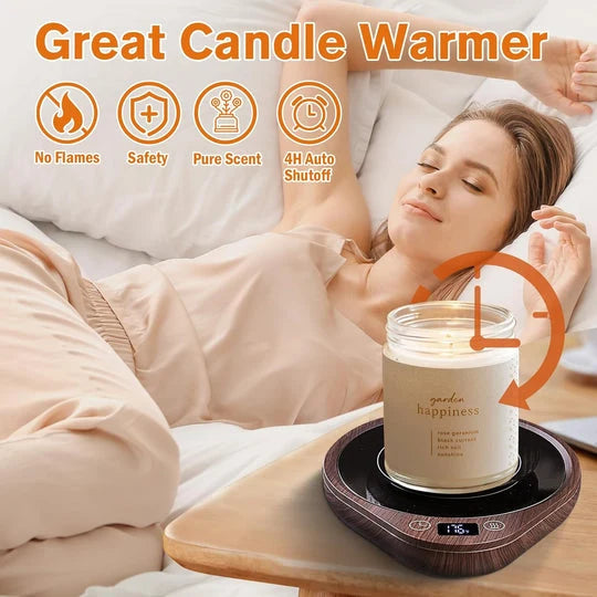 Coffee Mug Warmer Adjustable Temperature Auto Shut-Off