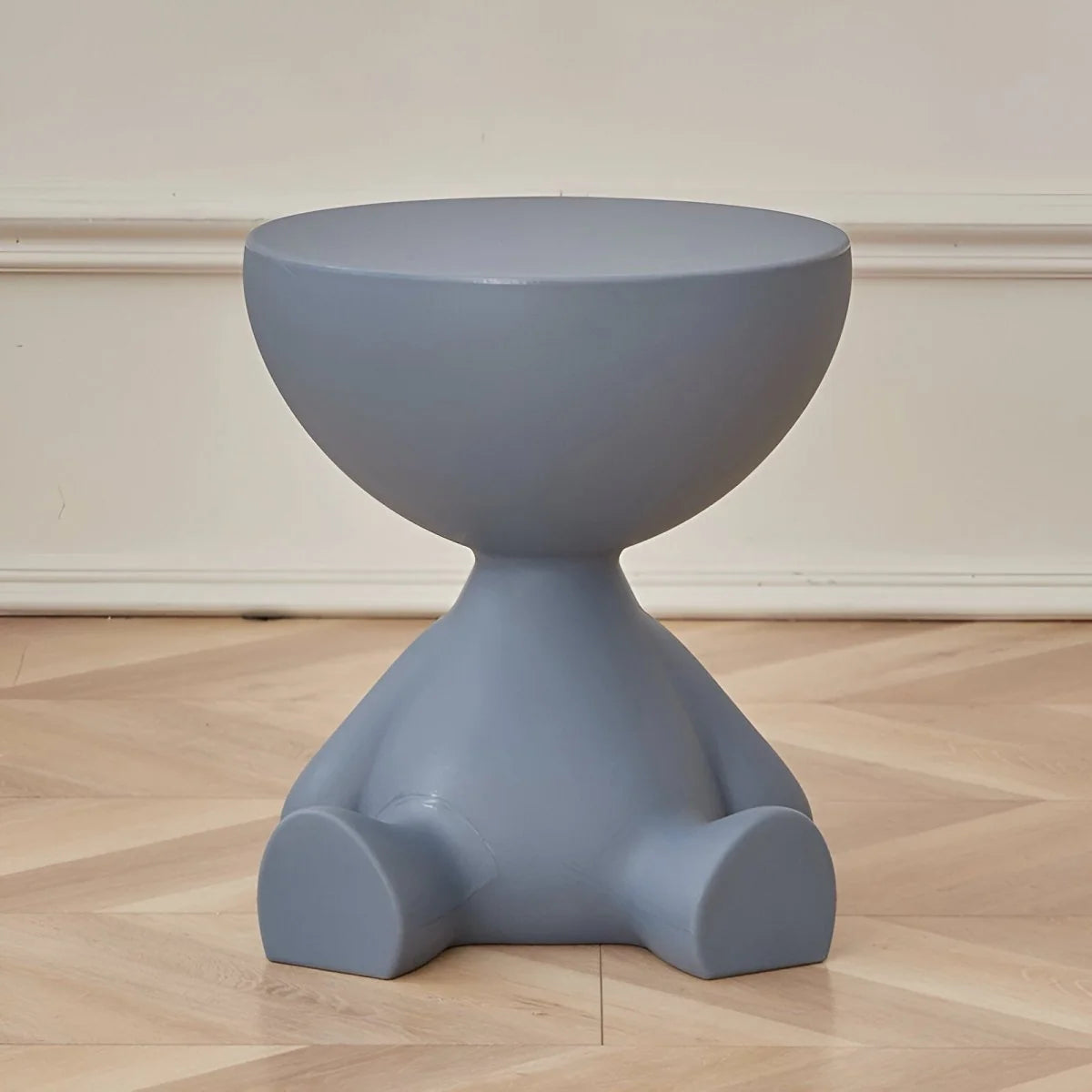 Coffee Table Round Lightweight Plastic Compact Design